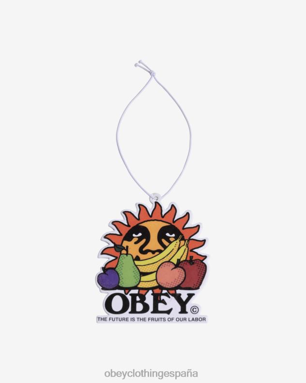 accesorios OBEY ambientador de frutas blanco multicolor hombres 0RV2P499