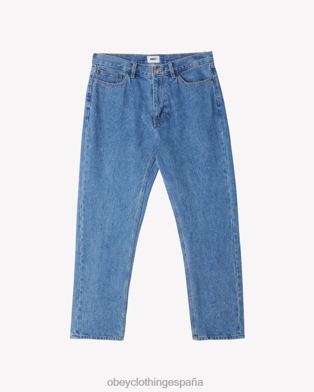 ropa OBEY doblador de mezclilla índigo claro hombres 0RV2P72