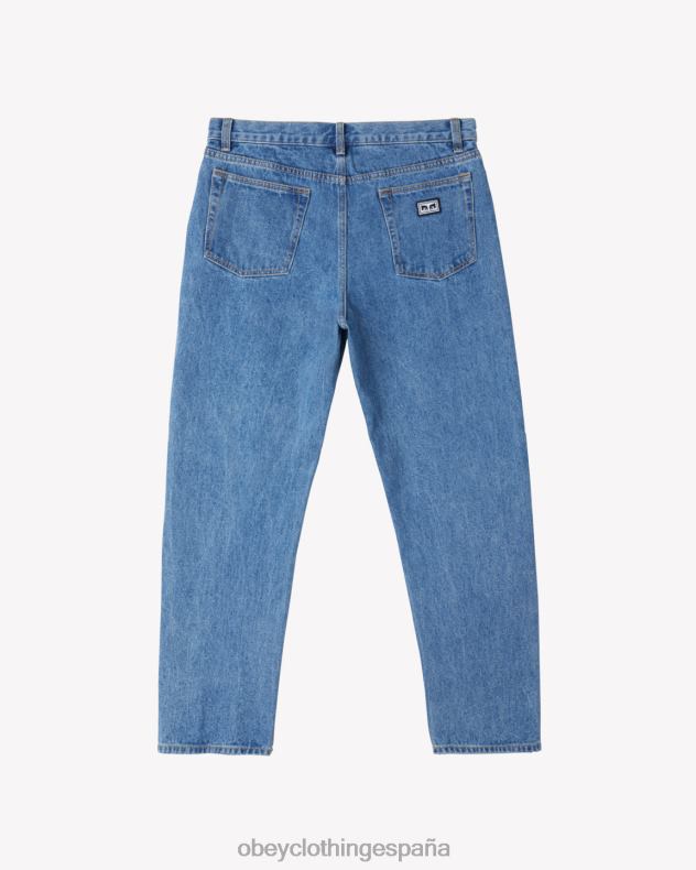 ropa OBEY doblador de mezclilla índigo claro hombres 0RV2P72