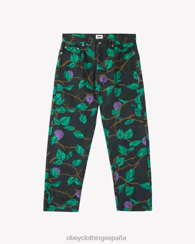 ropa OBEY denim estampado colofonia hombres 0RV2P41