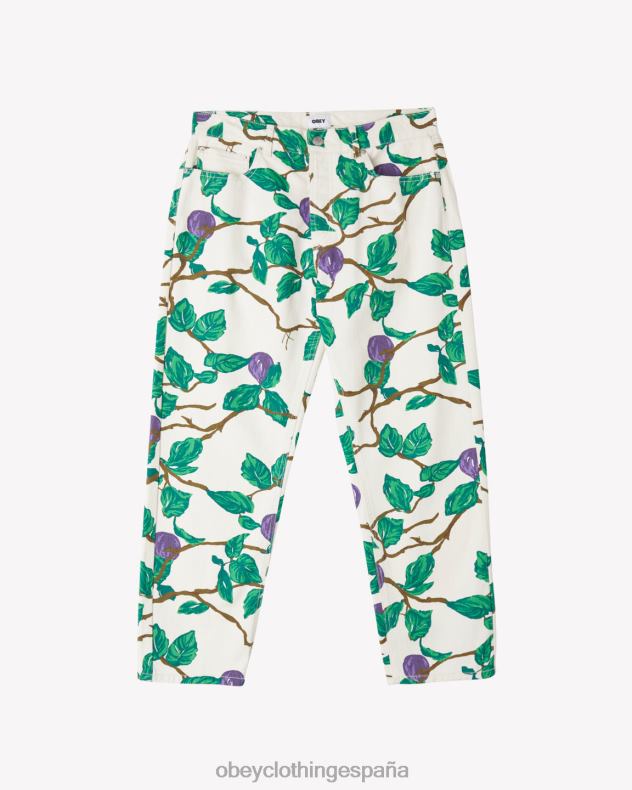 ropa OBEY denim estampado sin blanquear hombres 0RV2P42