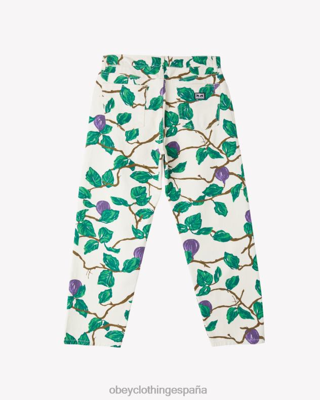 ropa OBEY denim estampado sin blanquear hombres 0RV2P42