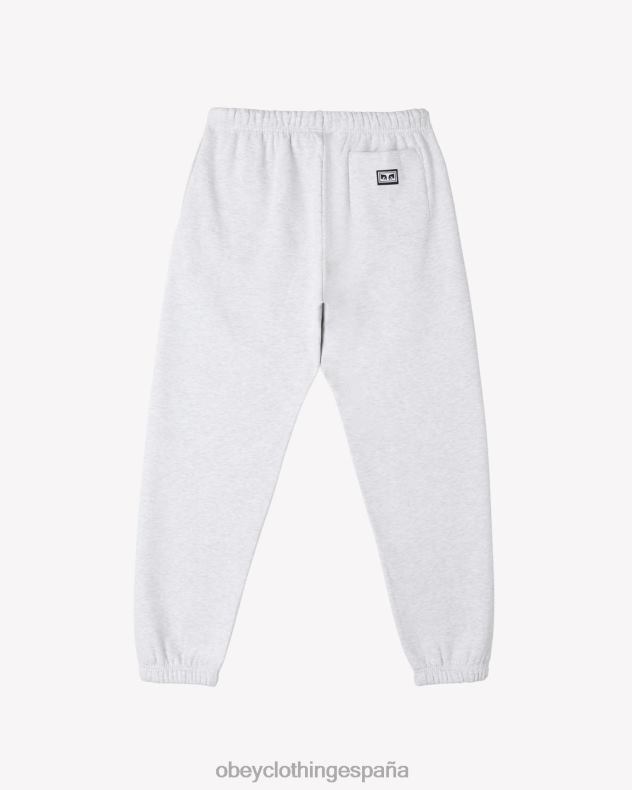 ropa OBEY est. trabaja ojos pantalón deportivo gris ceniza hombres 0RV2P25
