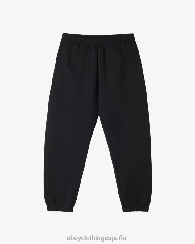 ropa OBEY est. trabaja ojos pantalón deportivo negro hombres 0RV2P26
