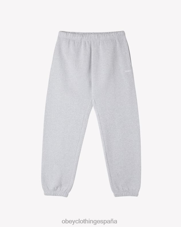 ropa OBEY est. trabaja pantalón deportivo atrevido gris ceniza hombres 0RV2P23