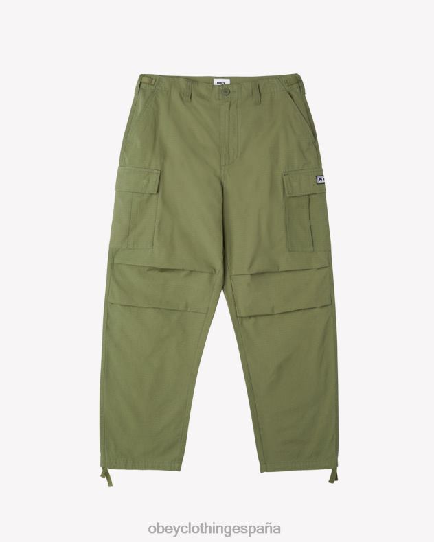 ropa OBEY pantalón cargo antidesgarro ejército ligero hombres 0RV2P57