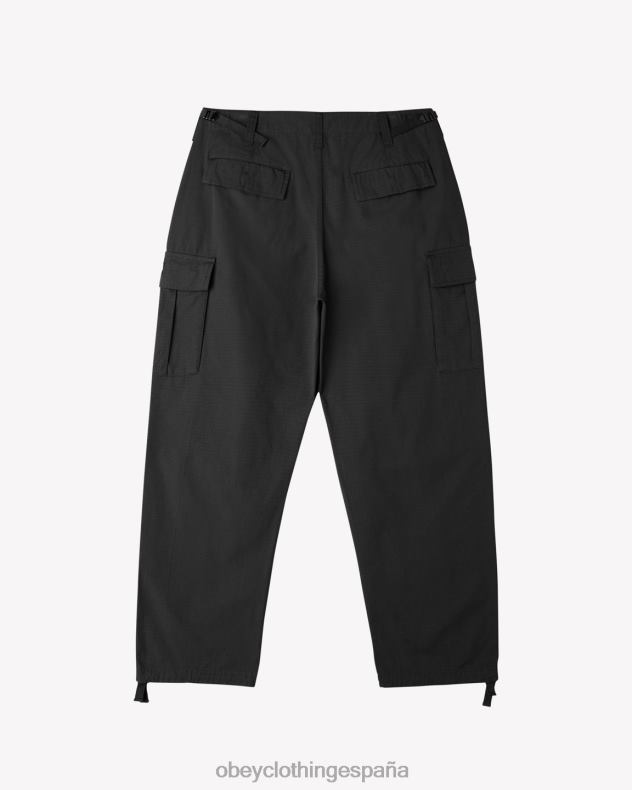 ropa OBEY pantalón cargo antidesgarro negro hombres 0RV2P56