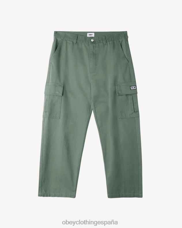 ropa OBEY pantalones cargo bigwig baggy de sarga corona de laurel hombres 0RV2P19