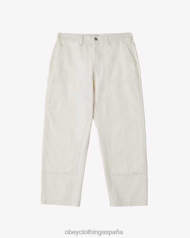 ropa OBEY pantalones de sarga con doble rodilla big timer sin blanquear hombres 0RV2P17