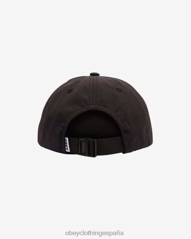 accesorios OBEY 6 paneles de nailon en minúsculas negro hombres 0RV2P452