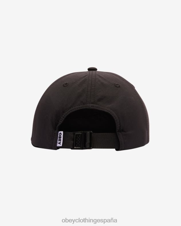 accesorios OBEY Strapback posi división 6 paneles negro hombres 0RV2P450