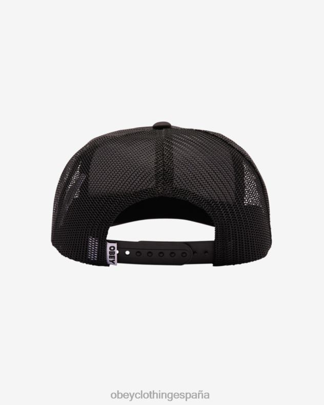 accesorios OBEY camionero de página negro hombres 0RV2P475