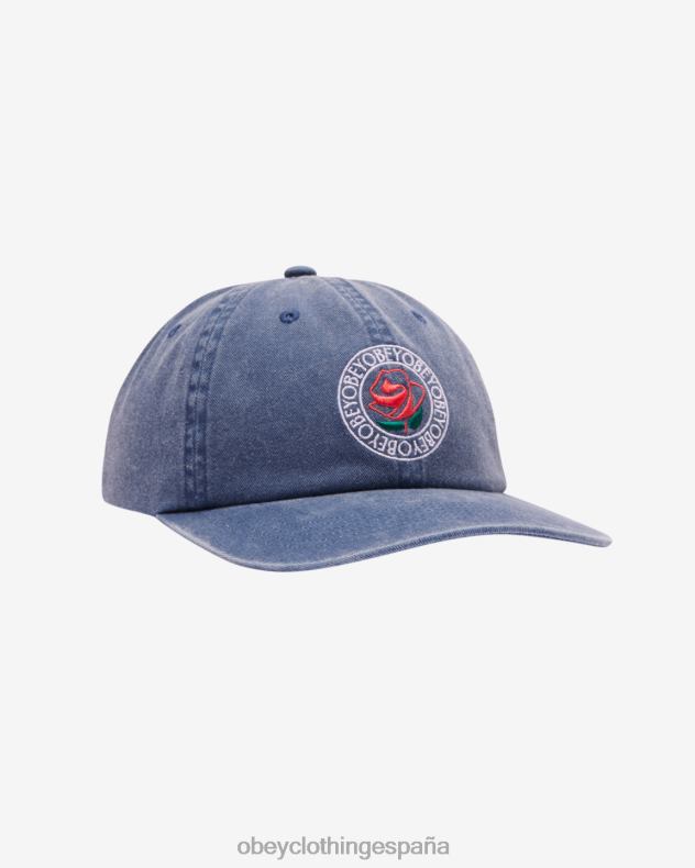 accesorios OBEY estudio de pigmentos 6 paneles pigmento azul marino hombres 0RV2P421