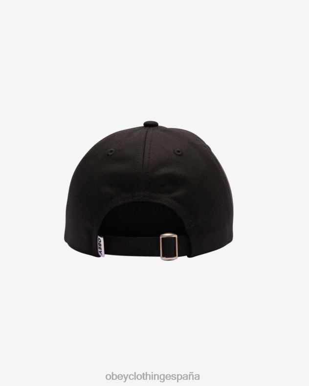 accesorios OBEY gorra studios negro hombres 0RV2P442