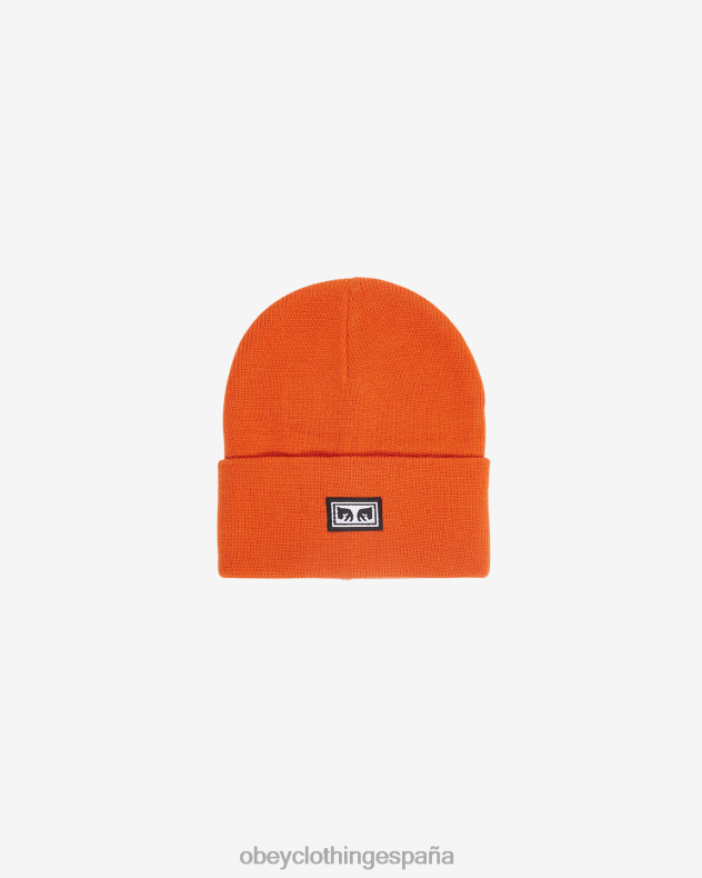 accesorios OBEY gorro con ojos icónicos naranja roja hombres 0RV2P408