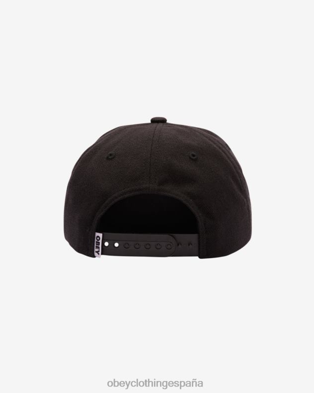 accesorios OBEY minúsculas 6 paneles negro hombres 0RV2P463