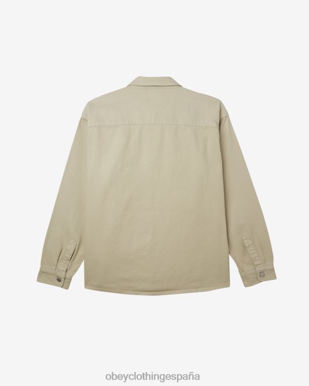 ropa OBEY camisa magnolia arcilla hombres 0RV2P131