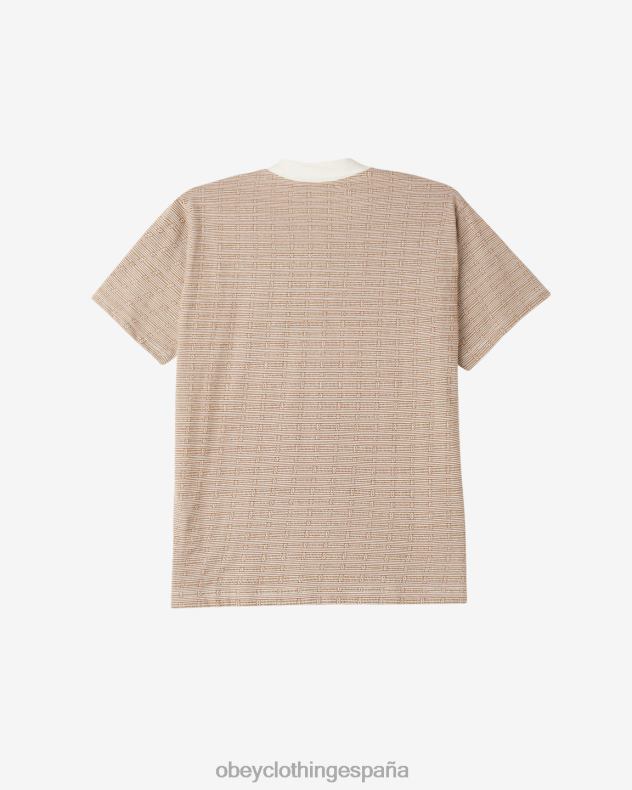 ropa OBEY bigwig materia polo multi sin blanquear hombres 0RV2P122