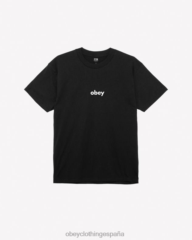 ropa OBEY camiseta clásica minúscula ii negro hombres 0RV2P354
