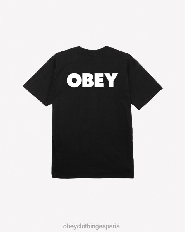 ropa OBEY camiseta clásica negrita ii negro hombres 0RV2P351