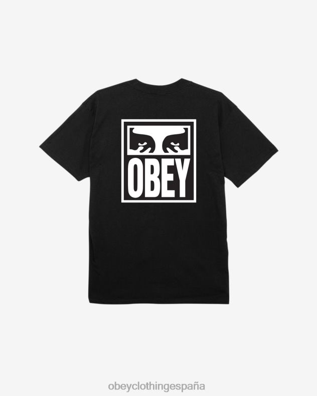 ropa OBEY camiseta clásica ojos icono ii negro hombres 0RV2P347