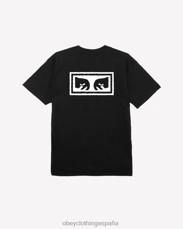 ropa OBEY camiseta clásica ojos iii negro hombres 0RV2P342