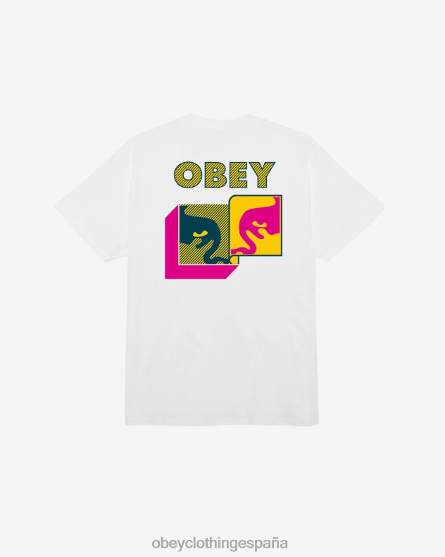 ropa OBEY camiseta clásica postmoderna blanco hombres 0RV2P328