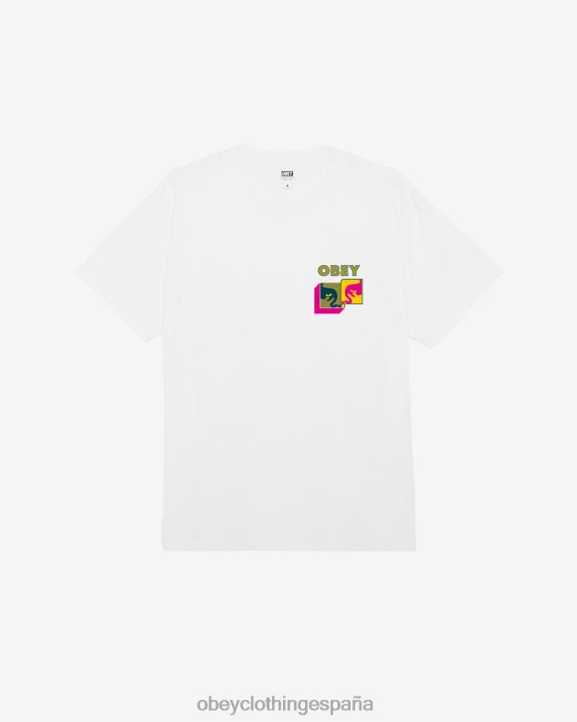 ropa OBEY camiseta clásica postmoderna blanco hombres 0RV2P328
