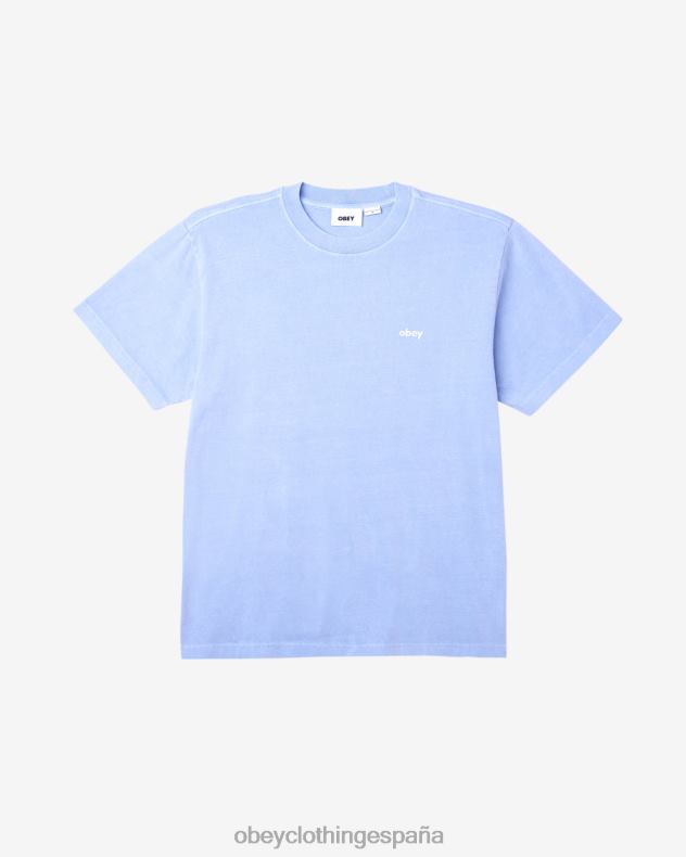 ropa OBEY camiseta con pigmentos en minúsculas hortensia pigmento hombres 0RV2P104