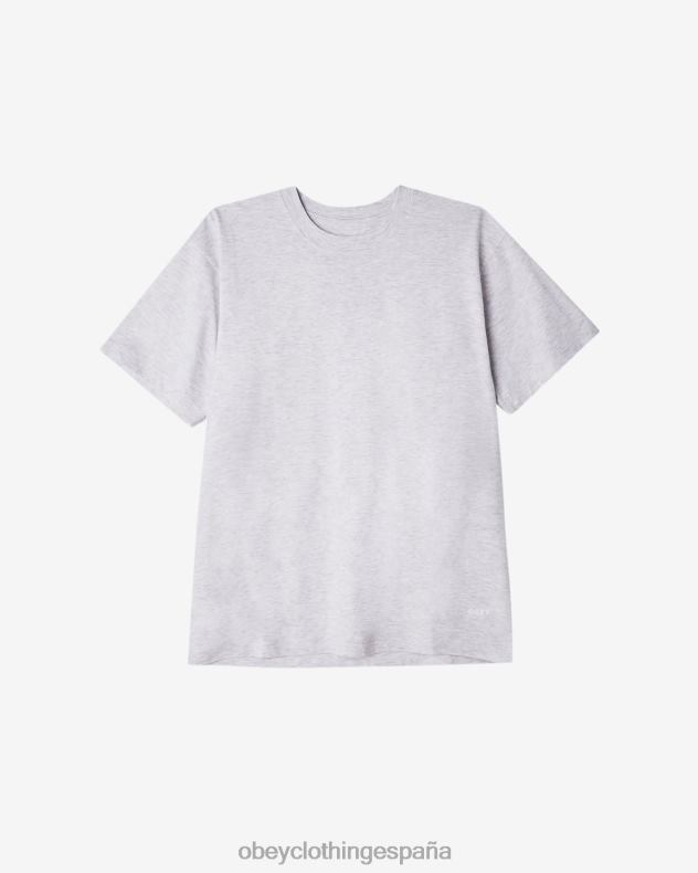 ropa OBEY camiseta estándar (paquete de 2) gris ceniza hombres 0RV2P94