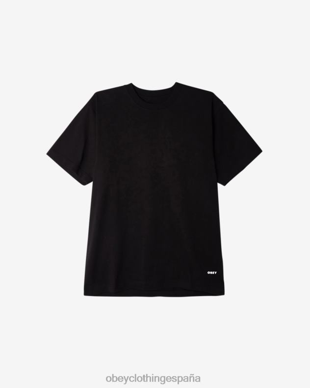ropa OBEY camiseta estándar (paquete de 2) negro hombres 0RV2P95