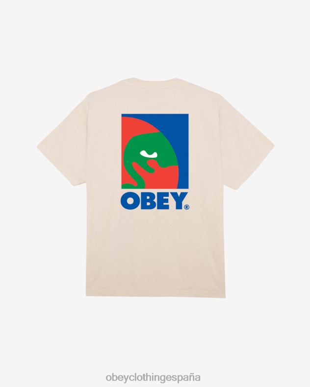 ropa OBEY camiseta gruesa con icono circular sagú hombres 0RV2P378