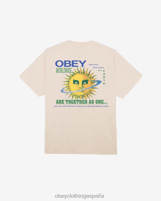 ropa OBEY juntos como una camiseta pesada sagú hombres 0RV2P402