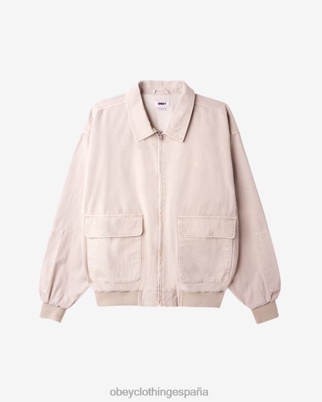 ropa OBEY bombardero de montreal Gris plateado hombres 0RV2P253