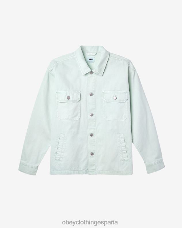 ropa OBEY chaqueta de camisa de división spray de surf de pigmento hombres 0RV2P240