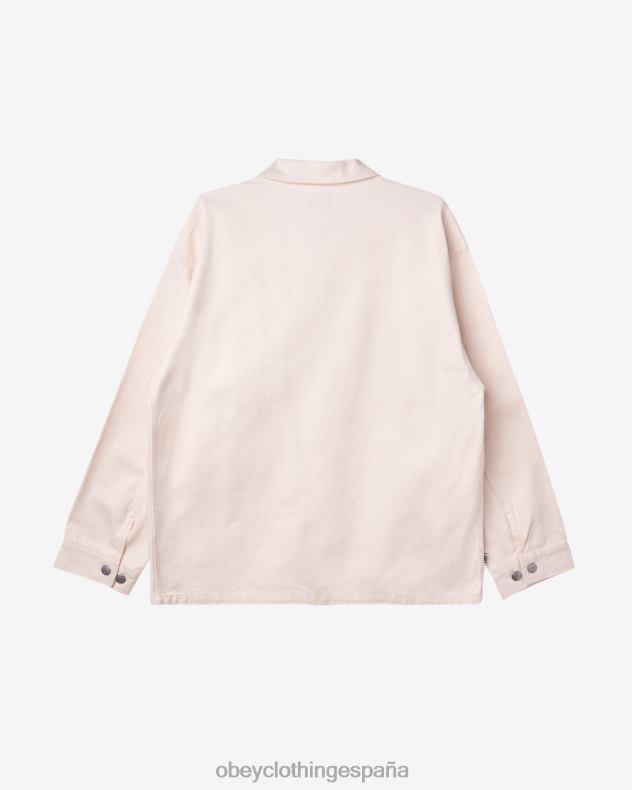 ropa OBEY chaqueta de trabajo trenton sin blanquear hombres 0RV2P255