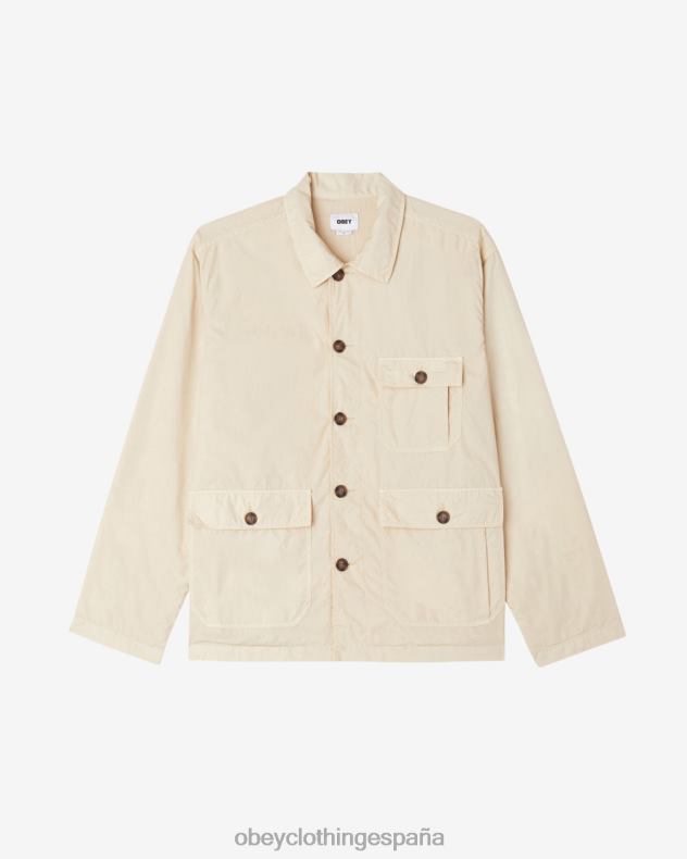 ropa OBEY chaqueta utilitaria austin arcilla hombres 0RV2P248