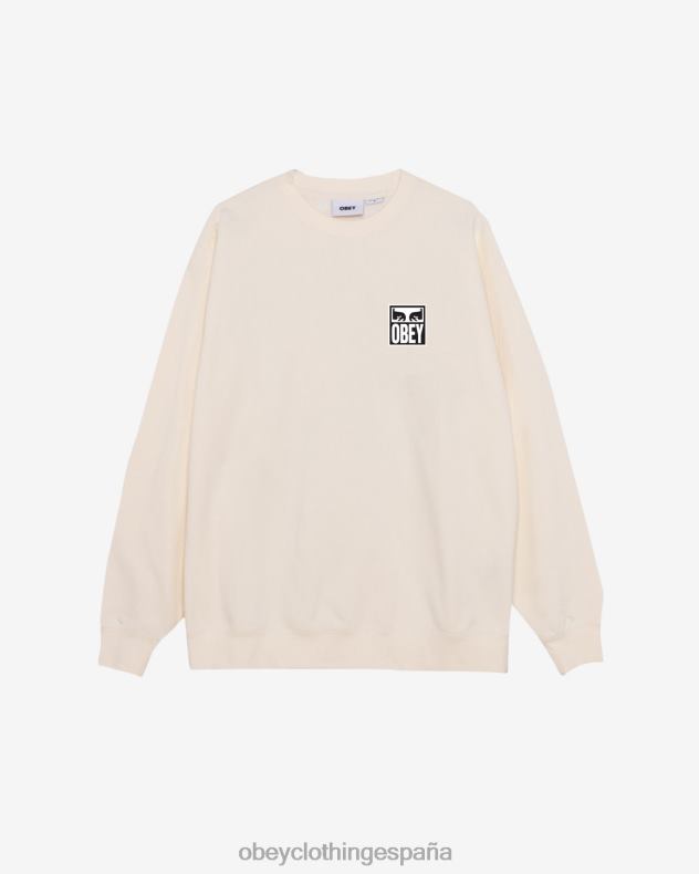 ropa OBEY Eyes Icon II cuello redondo pesado sin blanquear hombres 0RV2P212