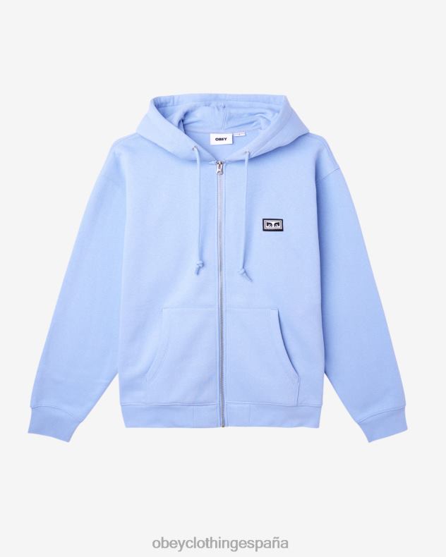 ropa OBEY capucha con cremallera para ojos est. works hortensia hombres 0RV2P203