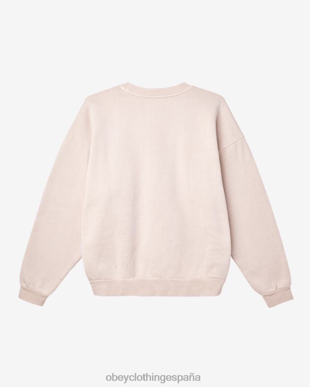ropa OBEY cuello redondo con pigmentos en minúsculas arcilla pigmentada hombres 0RV2P221