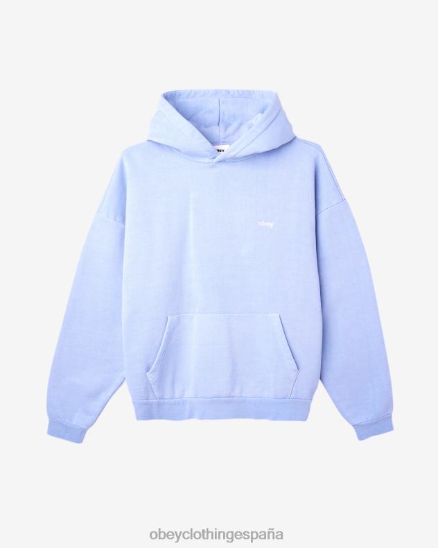 ropa OBEY jersey con pigmento en minúsculas hortensia pigmento hombres 0RV2P179