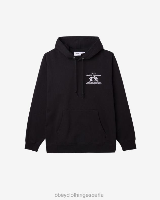 ropa OBEY jersey de excelencia negro hombres 0RV2P188