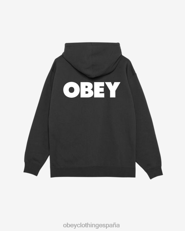 ropa OBEY jersey grueso y atrevido negro hombres 0RV2P164