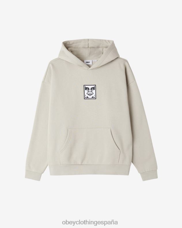 ropa OBEY jersey icon extraheavy ii Gris plateado hombres 0RV2P183