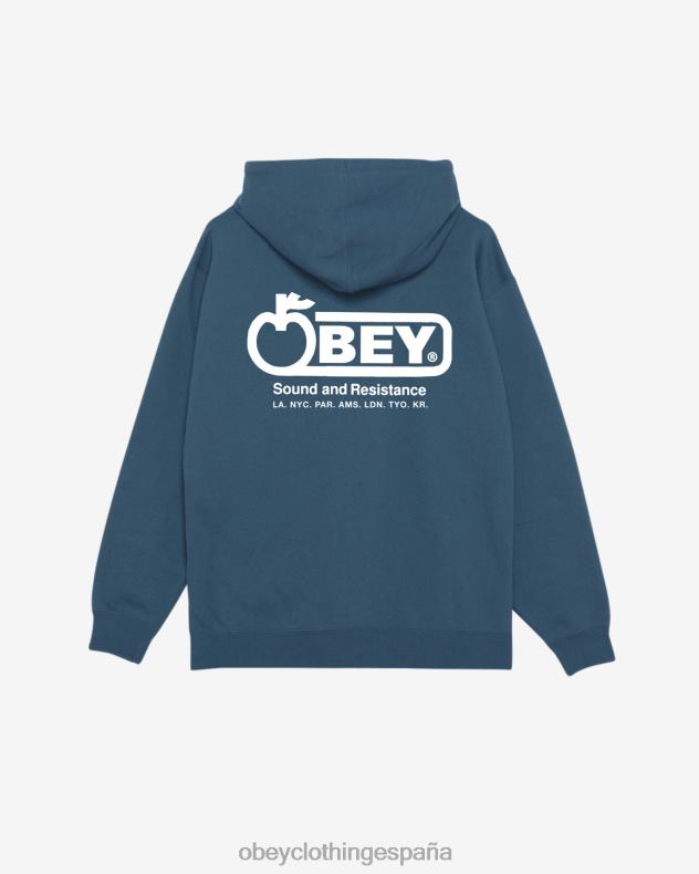 ropa OBEY jersey pesado sonido y resistencia corona azul hombres 0RV2P155