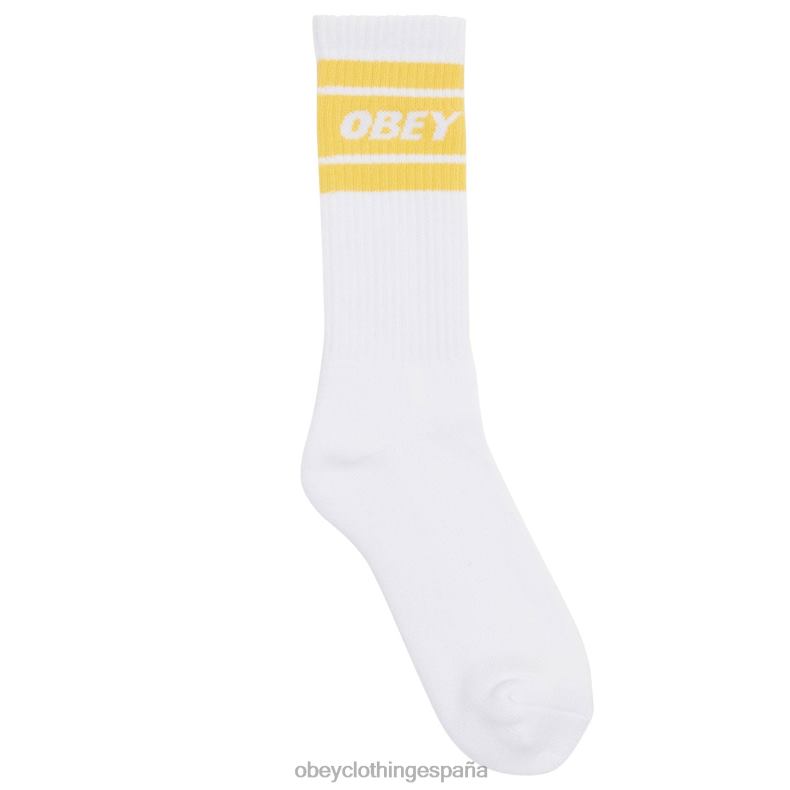 accesorios OBEY calcetines cooper ii blanco/panal hombres 0RV2P1069