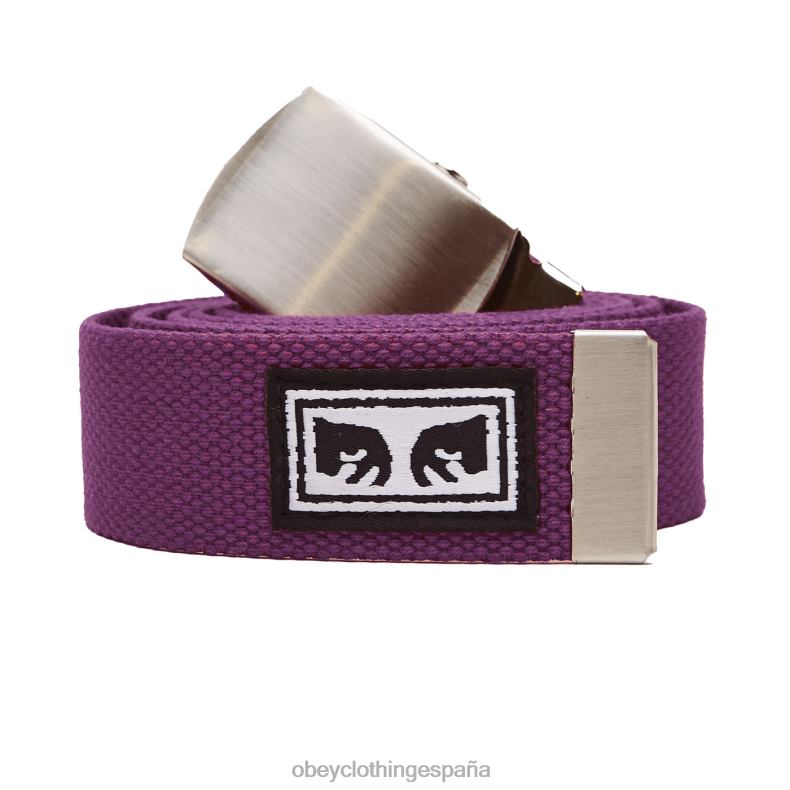 accesorios OBEY cinturón tejido para niño grande orquídea hombres 0RV2P1064