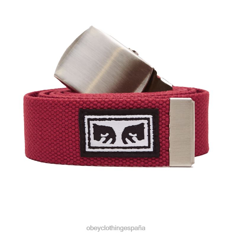 accesorios OBEY cinturón tejido para niño grande salsa picante hombres 0RV2P1062