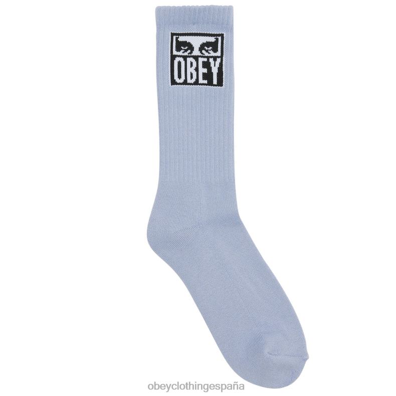 accesorios OBEY icono de ojos calcetines lavanda digital hombres 0RV2P1067