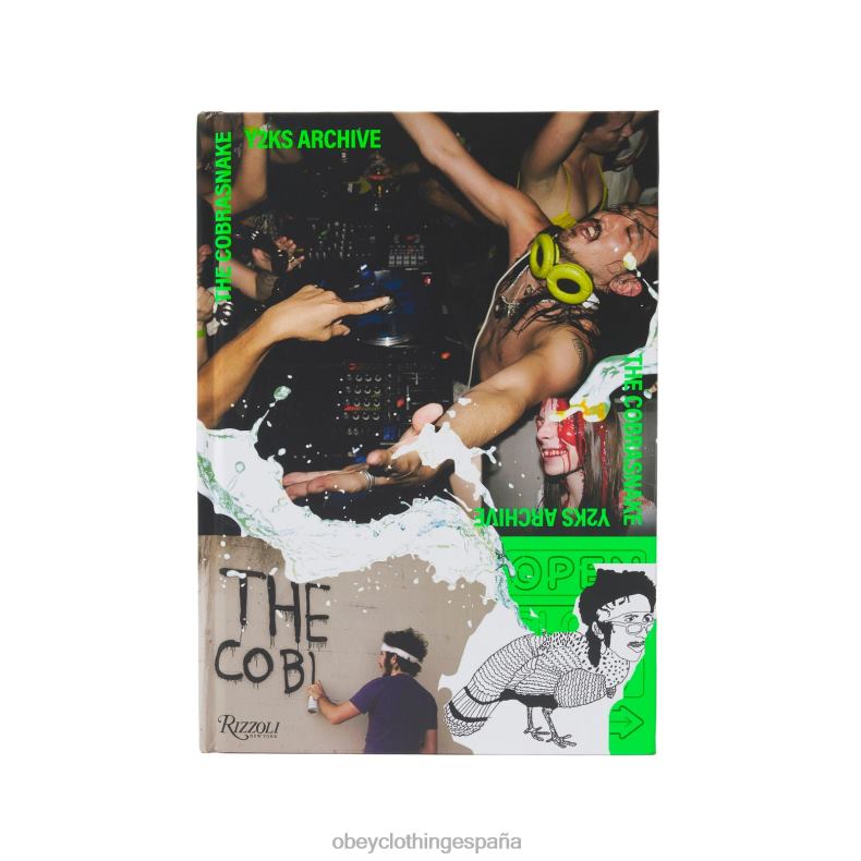 accesorios OBEY the cobrasnake: libro de archivo y2k, estampado y paquete de camisetas blanco hombres 0RV2P1059